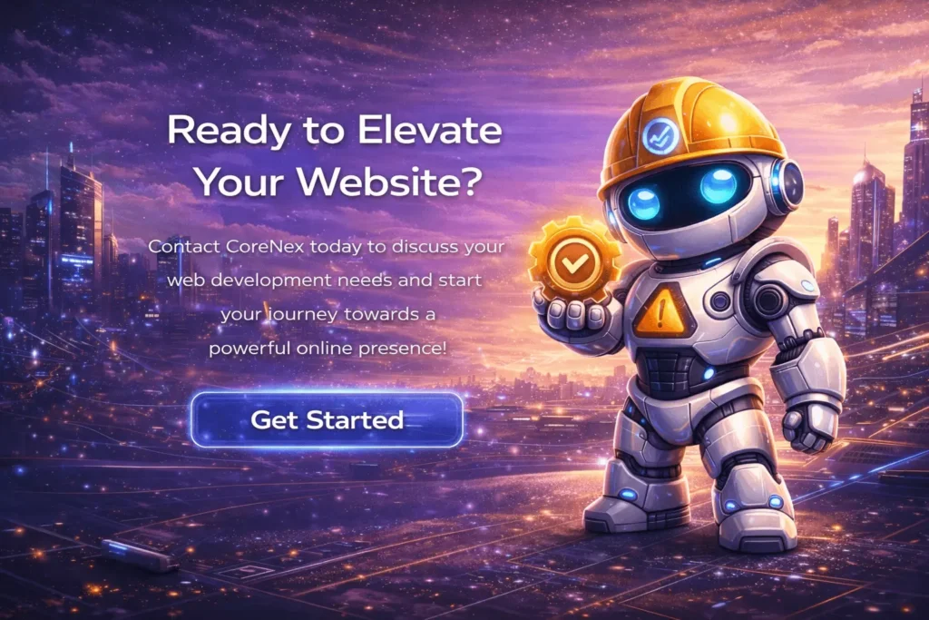 ready to elevate your website using corenex web development services